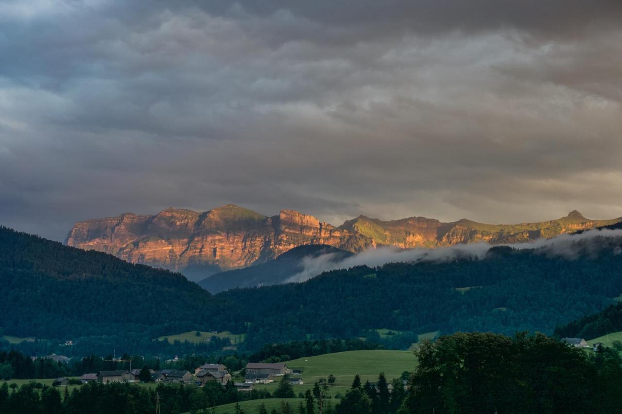 Ferienhof Metzler Schwarzenberg im Bregenzerwald Exterior foto